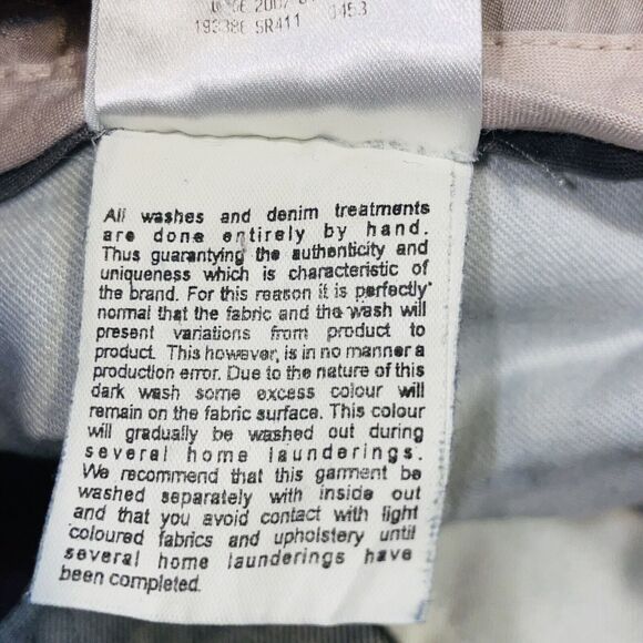 Stella McCartney Straight Leg High Waist Jeans Size 28 Made in Italy - Picture 13 of 16